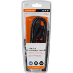 VIVANCO TYPE A 2.0 TO TYPE B USB CABLE 1.8m black - Image 2