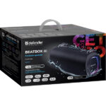 DEFENDER PORTABLE BLUETOOTH SPEAKER BEATBOX 80W black BT/IPX6/EQ/USB/TF/AUX - Image 2