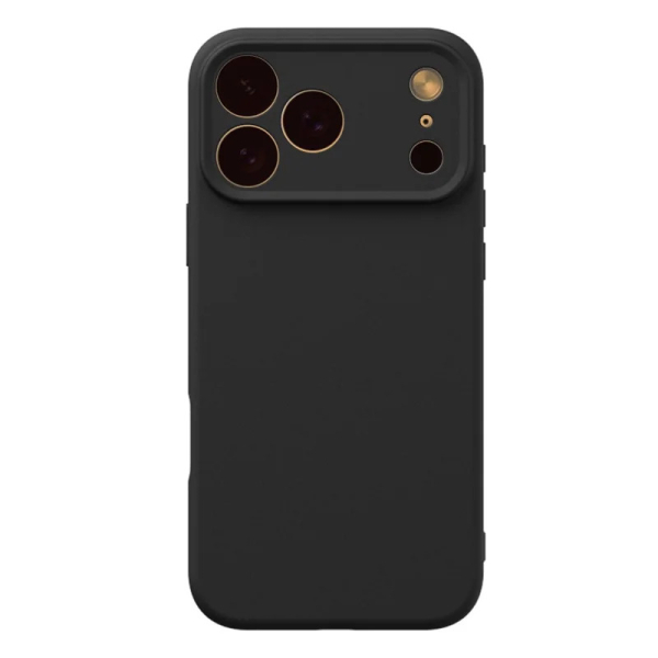 SILICONE BACK BOX IPHONE 17 PRO MAX black backcover