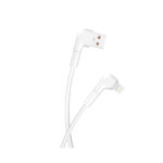 MAXLIFE ANGLED USB TO LIGHTNING DATA CABLE 1m 2,4A white - Image 2