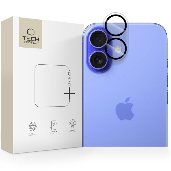TECH-PROTECT CAM FIT+ GLASS CAMERA IPHONE 17 clear
