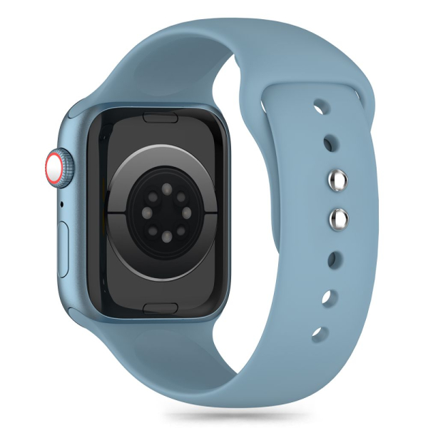 TECH-PROTECT REPLACMENT BAND SILICONE FOR APPLE WATCH 4/5/6/7/8/9/SE/ULTRA1/2 (42/44/45/49 MM) winte