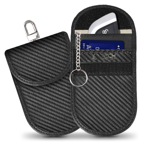 TECH-PROTECT POUCH KEYLESS RFID SIGNAL BLOCKER CASE carbon