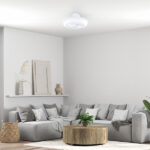 KSIX LIGHT CEILING SIROCO WITH FAN AND SPEAKER RGBIC CCT 46cm white - Image 6