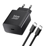 BLUE STAR TRAVEL CHARGER PD 3A 25W QC4.0 + DATA CABLE TYPE C black - Image 2