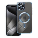 iS TPU MAG ELECTRO IPHONE 15 PRO MAX trans blue backcover - Image 2