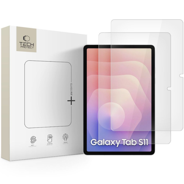 TECH-PROTECT GLASS FIT+ 2 PACK SAMSUNG GALAXY TAB S11 11 clear