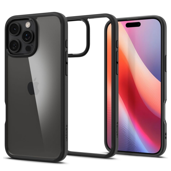 SPIGEN ULTRA HYBRID IPHONE 16 PRO matte black backcover