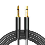MAXLIFE AUDIO CABLE 3.5mm JACK to 3.5mm JACK 1m black - Image 2
