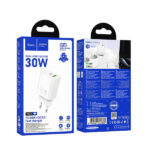 HOCO TRAVEL CHARGER 2 PORTS N63 PD QC3.0 30W white