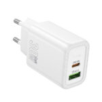 HOCO TRAVEL CHARGER 2 PORTS N63 PD QC3.0 30W white - Image 2