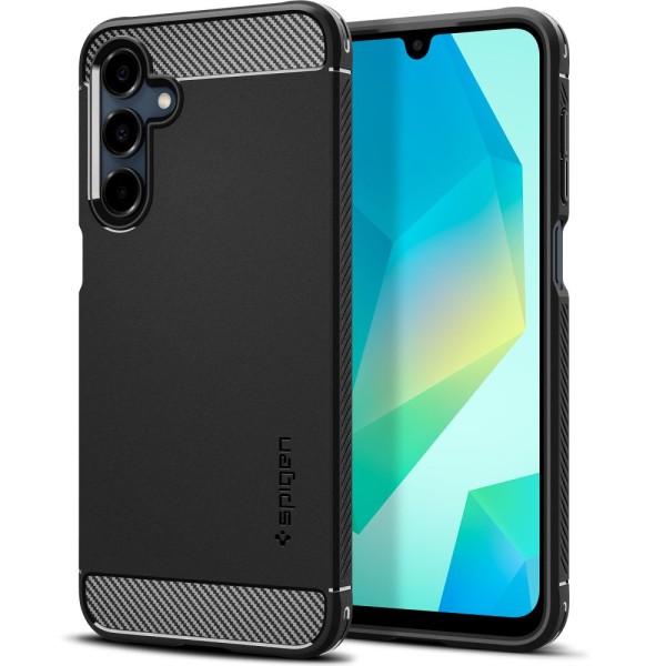 SPIGEN RUGGED ARMOR SAMSUNG A16 4G / A16 5G black backcover