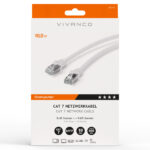 VIVANCO CAT7 UTP NETWORK ETHERNET CABLE RJ45 10m white - Image 2