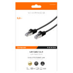 VIVANCO CAT8 UTP NETWORK ETHERNET CABLE RJ45 5m black - Image 2