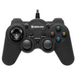 DEFENDER GAME RACER TURBO RS3 GAMEPAD WIRED CONTROLLER PC/PS1/PS2/PS3 12 BUTTONS
