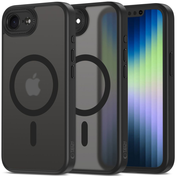 TECH-PROTECT MAGCAM CASE IPHONE 16E / 17E matte black backcover