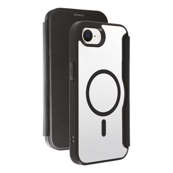 VIVANCO MAG PREMIUM WALLET BOOK CASE IPHONE 16E / 17E black