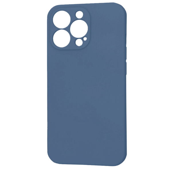 SILICONE BACK BOX IPHONE 16 PRO blue backcover