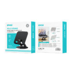 BWOO ROTABLE UNIVERSAL TABLET LAPTOP STAND HOLDER ALUMINIUM black