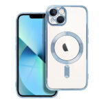 iS TPU MAG ELECTRO IPHONE 13 trans blue backcover - Image 2