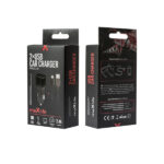 MAXLIFE CAR CHARGER MXCC-01 2.1A + DATA CABLE TYPE C black - Image 2