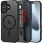 TECH-PROTECT MAGMAT XT 4-SET MAGSAFE CASE IPHONE 17 matte black backcover