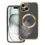 iS TPU MAG ELECTRO IPHONE 15 trans gold backcover - Image 2