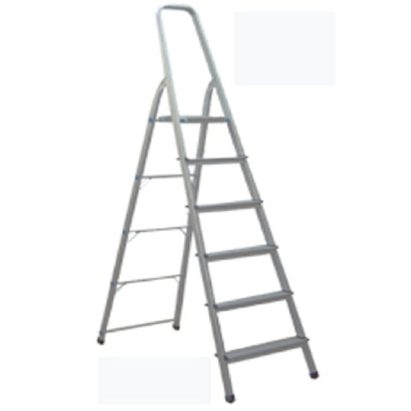 Σκάλα οικιακή αλουμινίου 7+1 σκαλιά ύψος: 1,80m.
