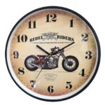 Ρολόι Αντίκα Αυτοκίνητο & Μηχανή ø30cm Homie 322096 - Image 2