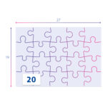 Clementoni Παιδικό Παζλ Super Color Peppa Pig 2x20 τμχ - Image 4