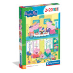 Clementoni Παιδικό Παζλ Super Color Peppa Pig 2x20 τμχ