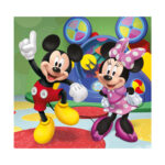 Clementoni Παιδικό Παζλ Super Color Disney Mickey Mouse Club House 3x48 τμχ - Image 2