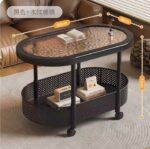 Τροχήλατο βοηθητικό τραπέζι σαλονιού διώροφο - 10712 - 282166 - White - Image 2