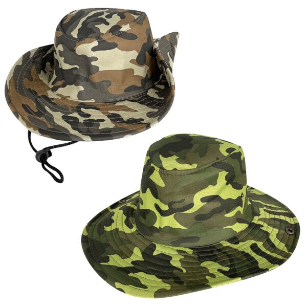 Καπέλο Cowboy Στρατιωτικό 38x35cm SummerTiempo 622271