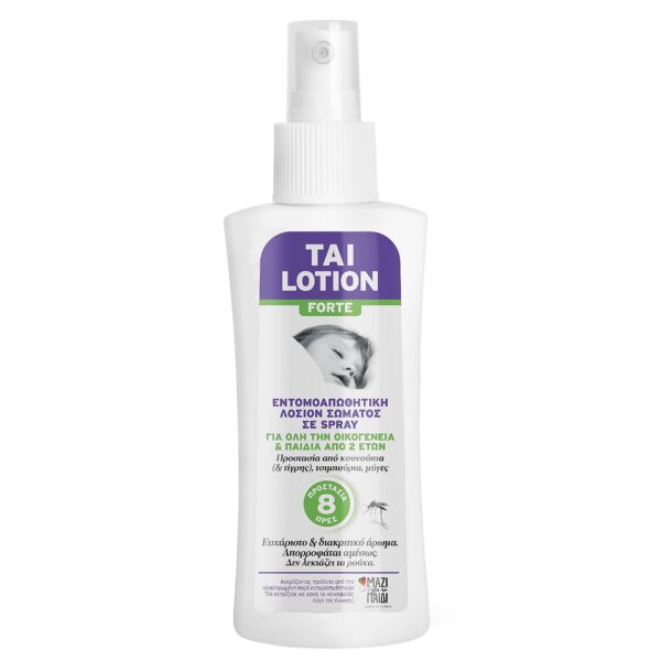 Εντομοαπωθητικό Spray Σώματος Vegan TAI Lotion Family 100ml Tai