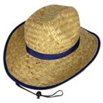 Καπέλο Cowboy Ψάθινο Ενηλίκων 35,5cm SummerTiempo 62254 - Image 2