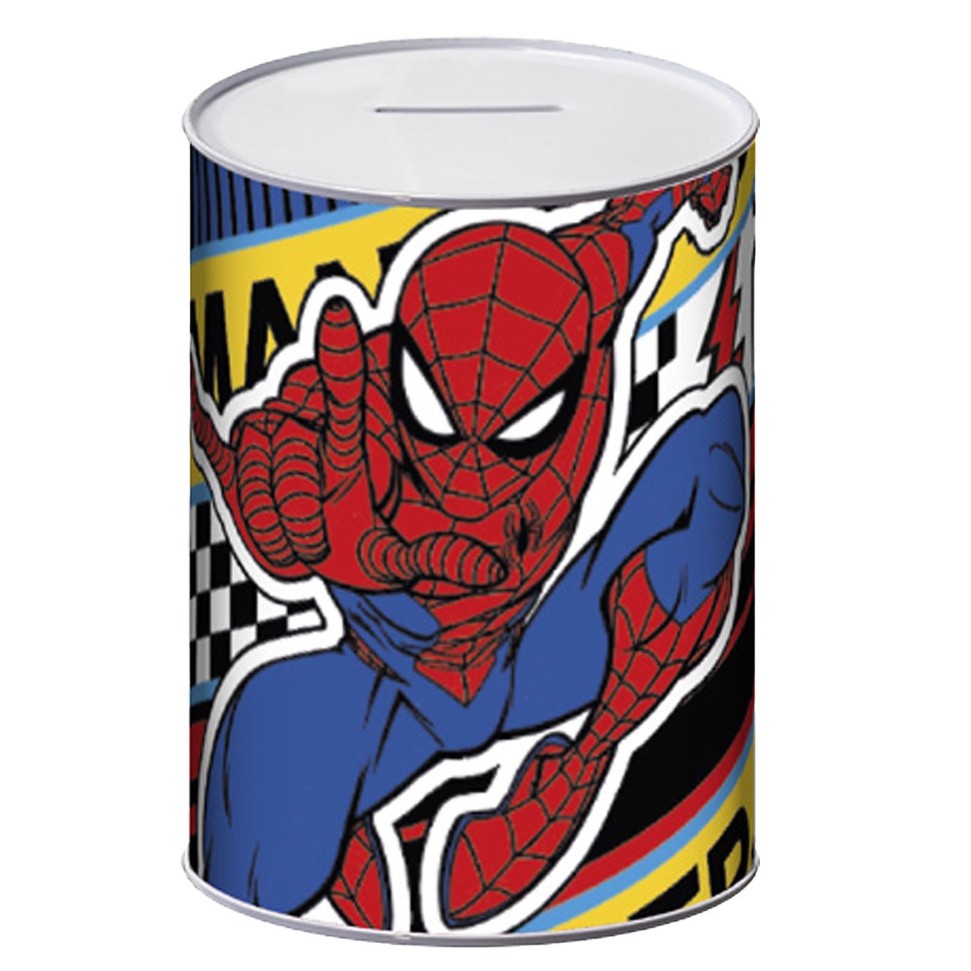 50-2362 Κουμπαράς Μεταλλικός Spiderman 11x8cm Spiderman 8435333896204 - Image 1