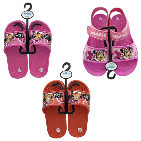 Παντόφλες Minnie 4 Ζευ (22-24) + 4 Ζευ (26-28) + 4 Ζευ (30-32) Disney