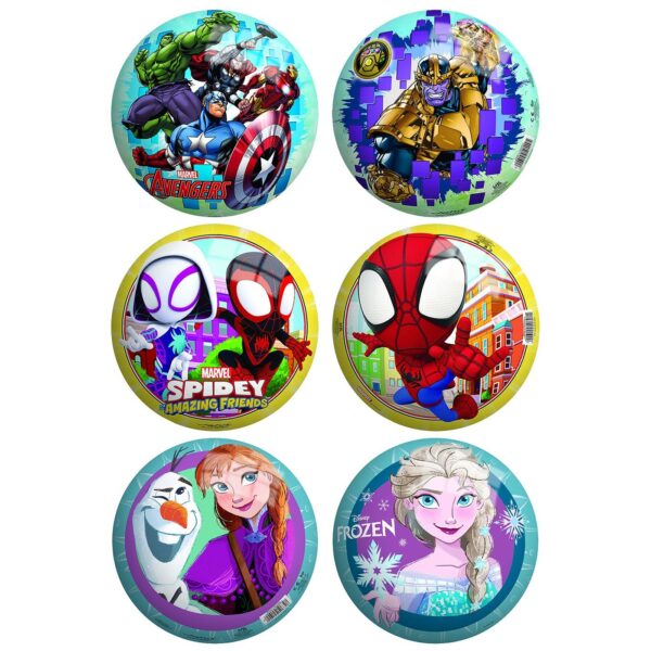 Μπάλα 23cm Avengers, Stitch,spidey & Friends John Hellas 50866 -50302 -50307