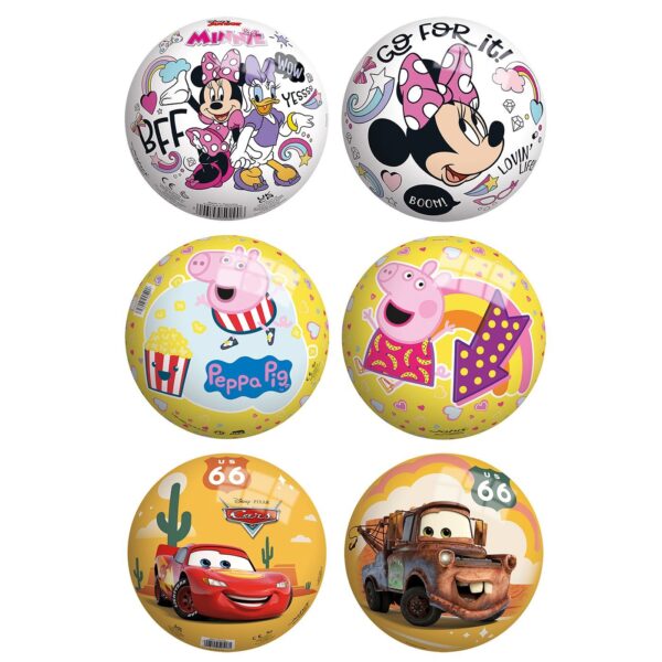 Μπάλα 23cm Peppa-Minnie-Stitch John Hellas 50082 - 50307 - 50518 - 50878