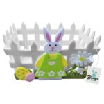 Καλάθι Τσόχινο Λαγός Περίφραξη 18x12x9cm Bunny's 931275