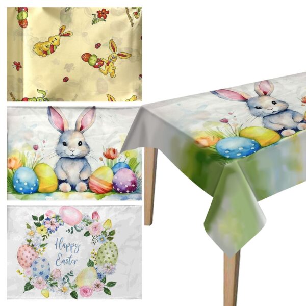 Τραπεζομαντηλο Πασχαλινό 180x140cm Bunny's 931317