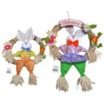 Στεφάνι με Αχυρένιο Λάγο Ø30m (κούκλα 40cm) Bunny's 931382