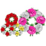 Στεφάνι με 8 Γαρύφαλλα ø40cm Bunny's 931571