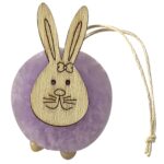 Στολίδι Κρεμαστό Λαγός σε Φούντα 5cm Bunny's 931612 - Image 2