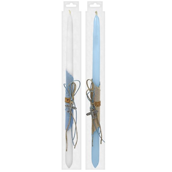 Λαμπάδα Αεροπλανάκι Μεταλλίκο 33cm Bunny's 931933