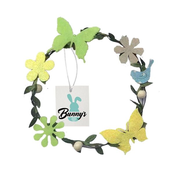 Στεφάνι Μεταλλικό Πεταλούδες-Πουλάκια ø21cm Bunny's 931991