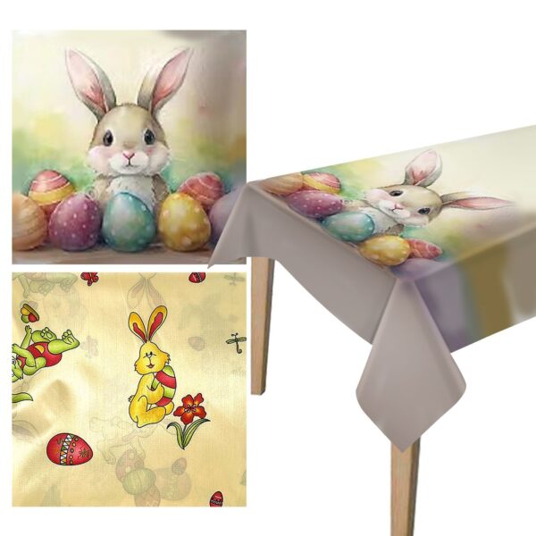 Τραπεζομαντηλο Πασχαλινό 150x150cm Bunny's 932106
