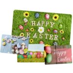 Πατάκι Εξώπορτας Πασχαλινό 60x40cm Bunny's 932107