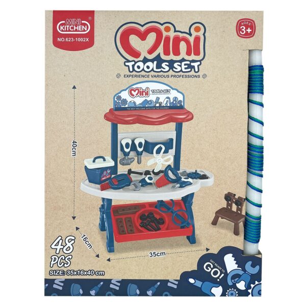 Λαμπάδα Πάγκος 48 τεμ Εργαλεία 34x25x7cm Bunny's 932116